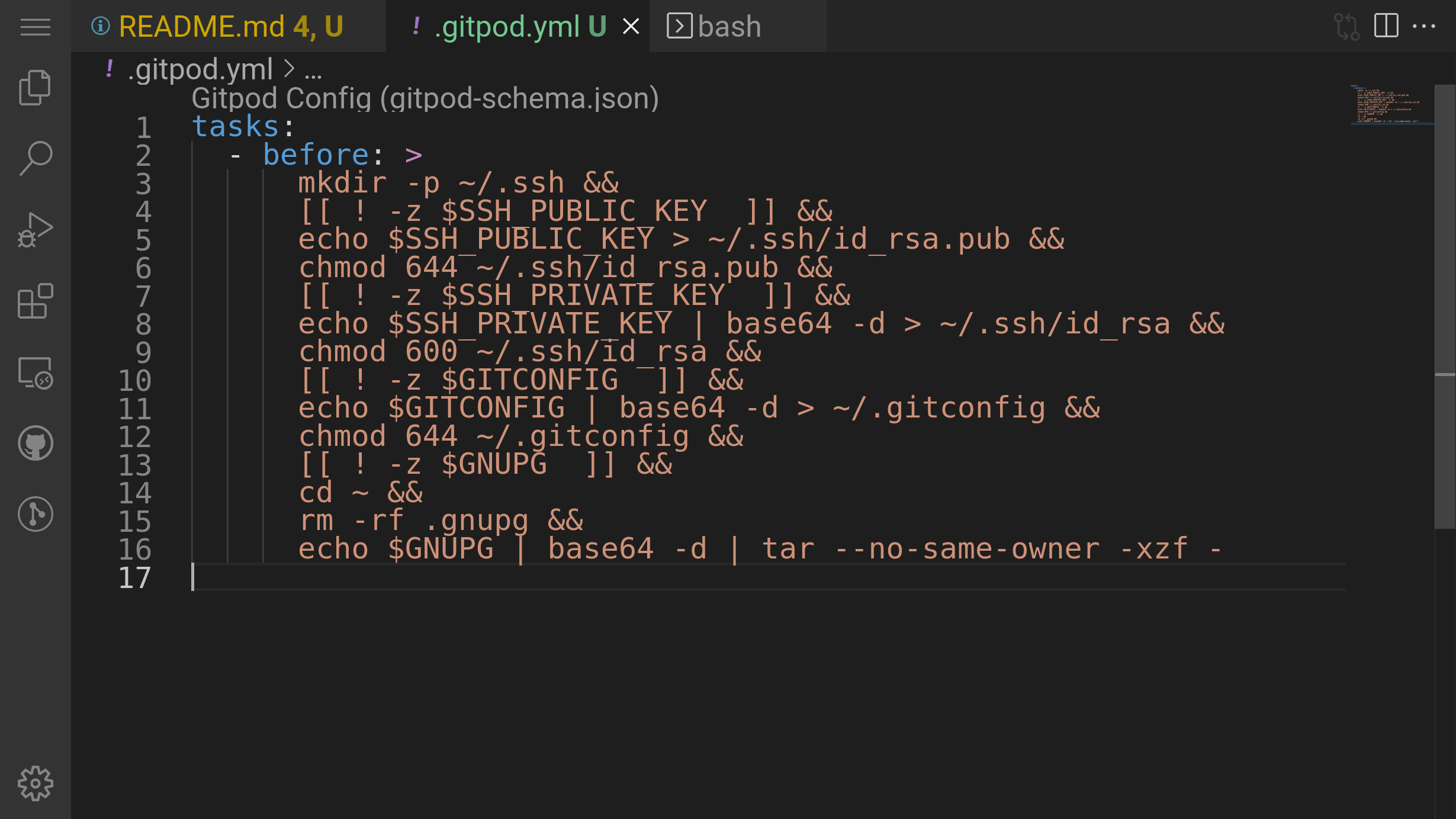 SSH and GPG With Gitpod
